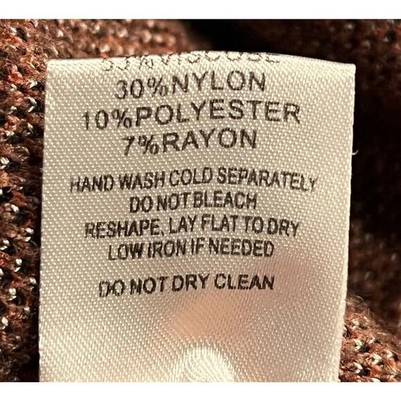 Ali & Jay Women’s Sweater Mini Dress Floral Turtleneck Dolman Sleeve S Cottage - Picture 14 of 14